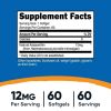 Nutricost Astaxanthin 12mg, Non-GMO and Gluten Free, 60 Softgels, Health Supplement