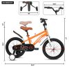 A14114 Kids Bike 14 inch for Boys & Girls with Training Wheels, Freestyle Kids' Bicycle with fender.