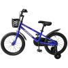 C16111A Kids Bike 16 inch for Boys & Girls with Training Wheels, Freestyle Kids' Bicycle with Bell,Basket and fender.